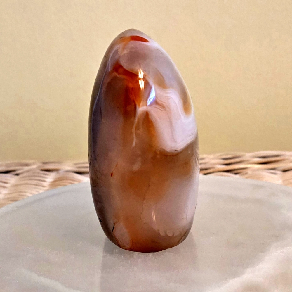 Carnelian Stone (Un-heated) Free-Form 1.1 Lbs 3.6 Inches - Picture 2 of 6